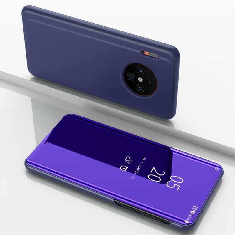 View Cover Huawei Mate 30 Pro Miroir et Effet Cuir