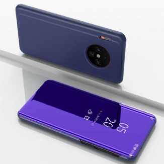 View Cover Huawei Mate 30 Pro Miroir et Effet Cuir