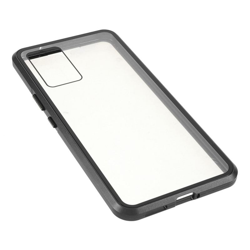 Coque Vivo V21 5G Deux Cotés Magnétique Verre Trempé et Métal