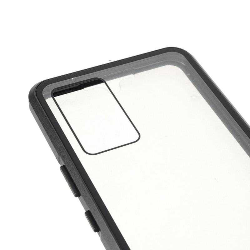 Coque Vivo V21 5G Deux Cotés Magnétique Verre Trempé et Métal