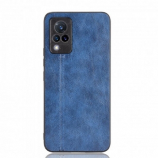 Coque Vivo V21 5G Effet Cuir Couture