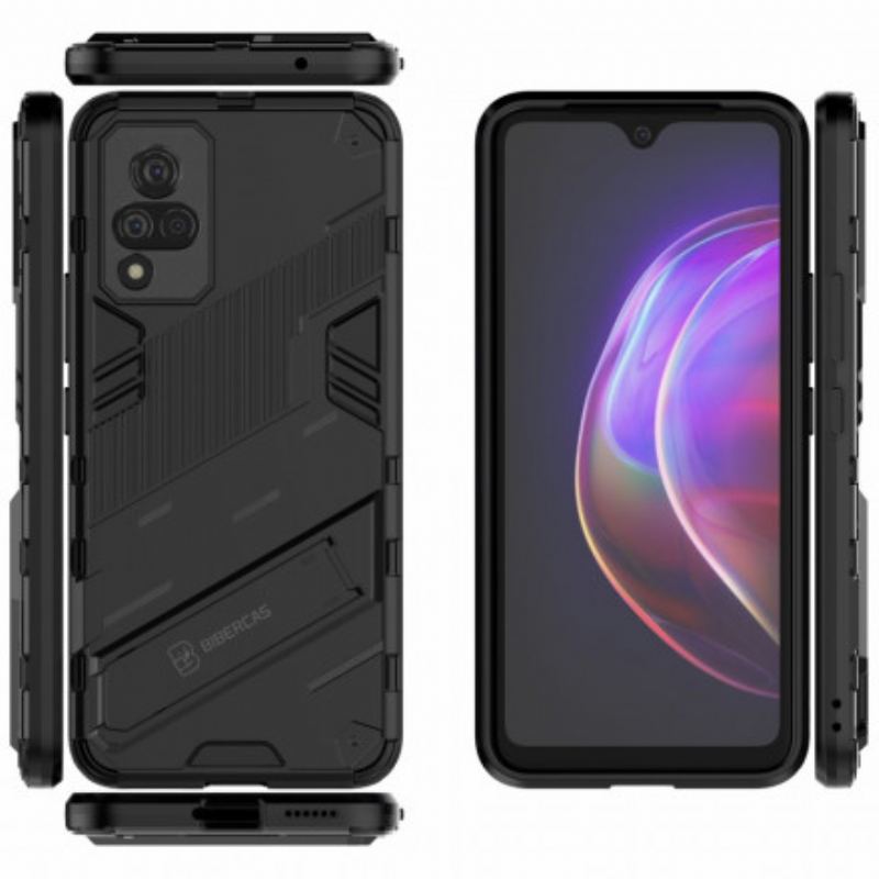 Coque Vivo V21 5G Support Amovible Deux Positions Mains Libres