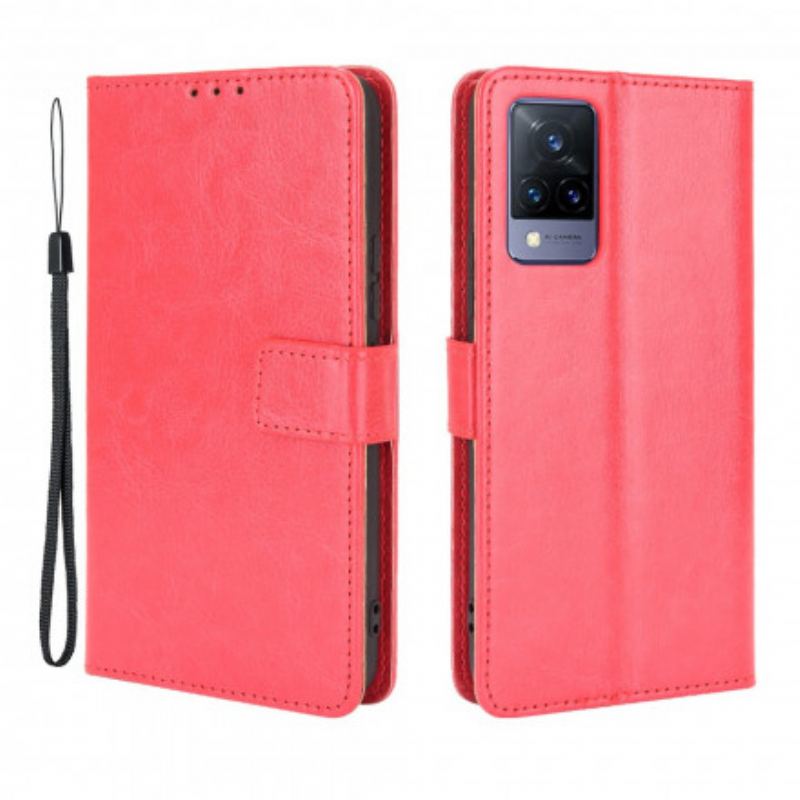 Housse Vivo V21 5G Simili Cuir Flashy