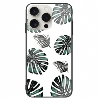 Coque iPhone 16 Pro Max Verre Trempé Feuilles