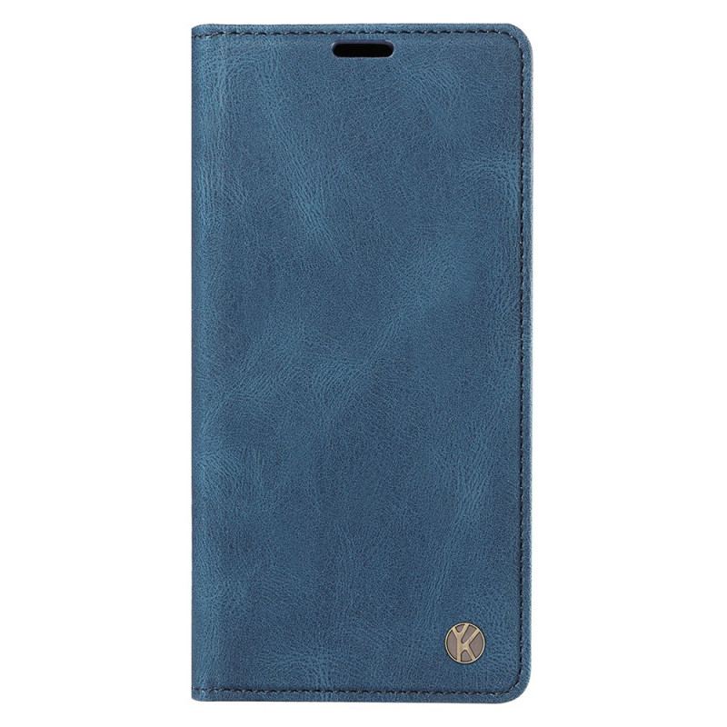 Flip Cover iPhone 16 Pro Max Effet Daim YIKATU
