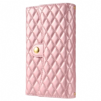 Housse iPhone 16 Pro Max Etui avec Portefeuille et Bandoulière