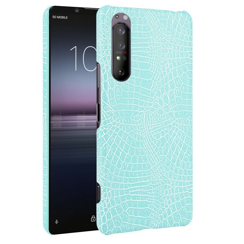 Coque Sony Xperia 1 II Effet Peau de Crocodile