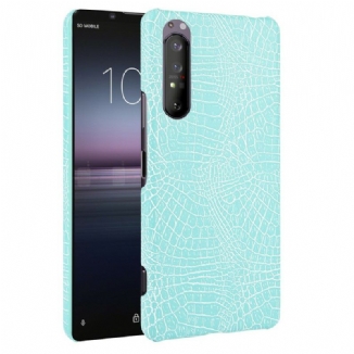 Coque Sony Xperia 1 II Effet Peau de Crocodile