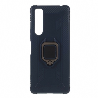Coque Sony Xperia 1 II Ring et Fibre Carbone