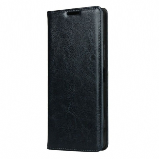 Flip Cover Sony Xperia 1 II Cuir Véritable Pureté