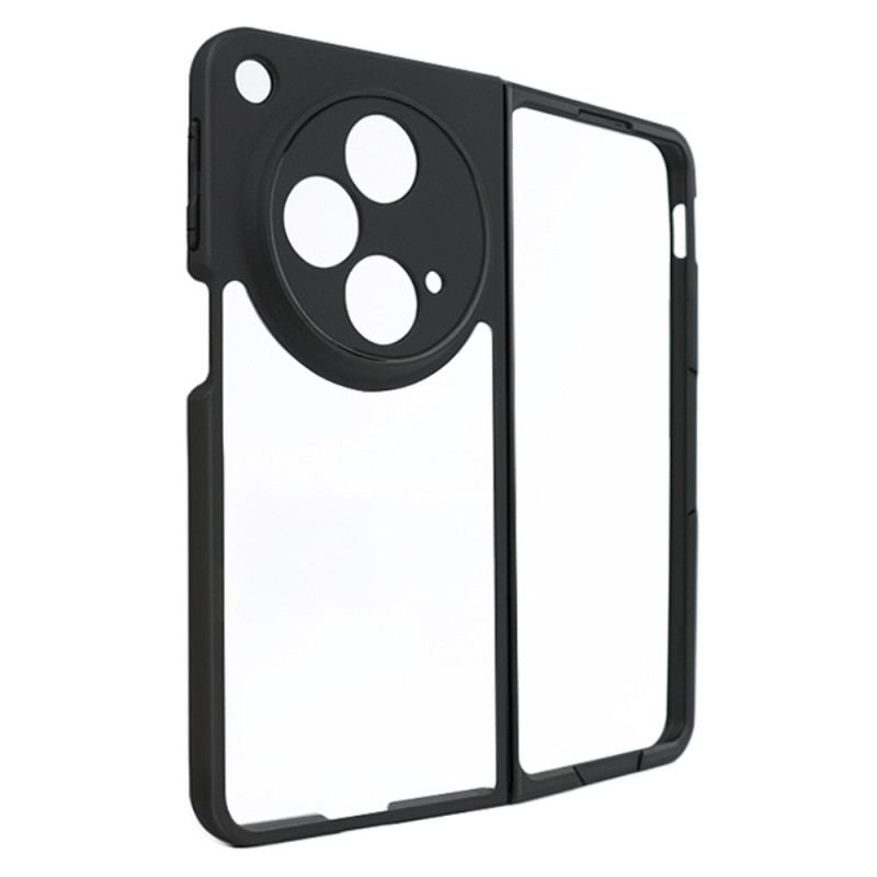 Coque Oppo Find N3 5G Transparente avec Contours Noir