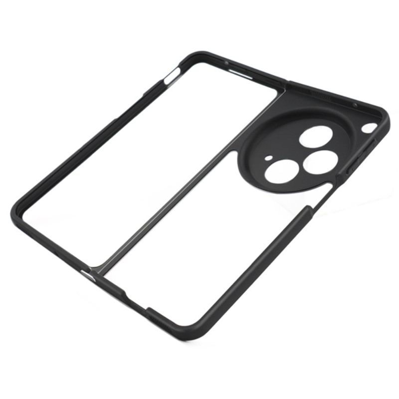 Coque Oppo Find N3 5G Transparente avec Contours Noir