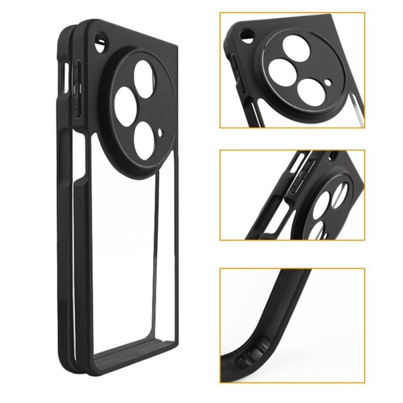 Coque Oppo Find N3 5G Transparente avec Contours Noir