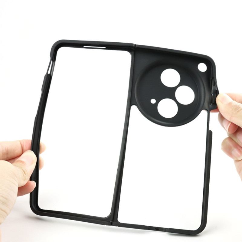 Coque Oppo Find N3 5G Transparente avec Contours Noir