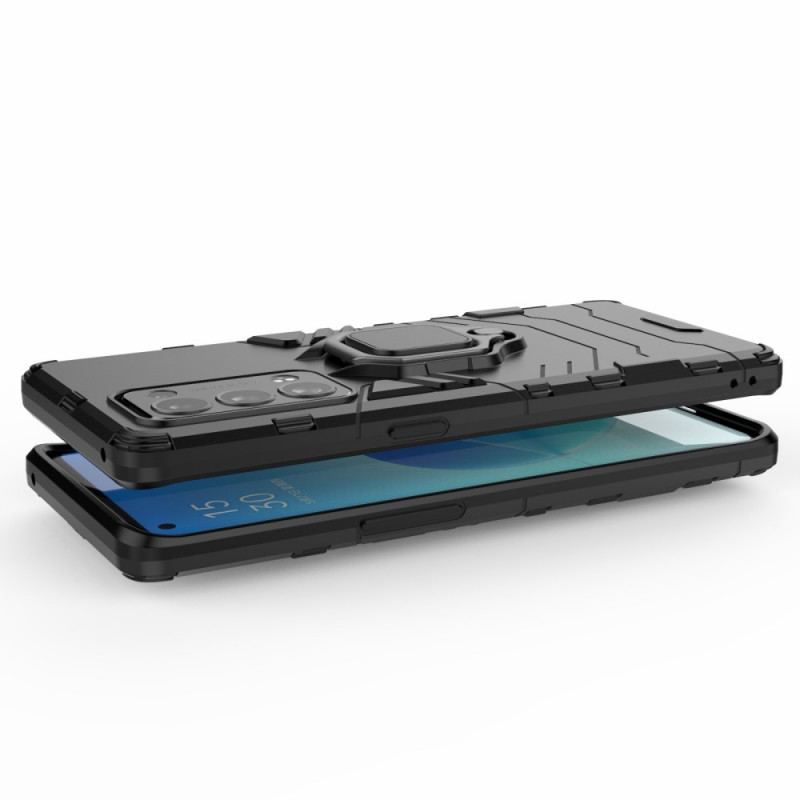 Coque Oppo Reno 6 Pro 5G Anneau-Support Pivotant