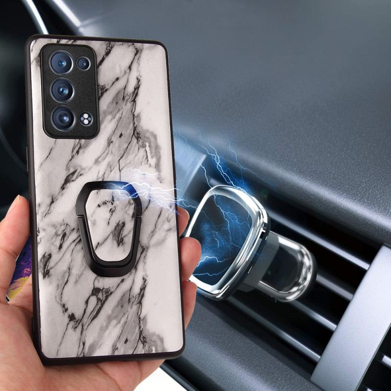 Coque Oppo Reno 6 Pro 5G Anneau Tendance Motifs et Animal