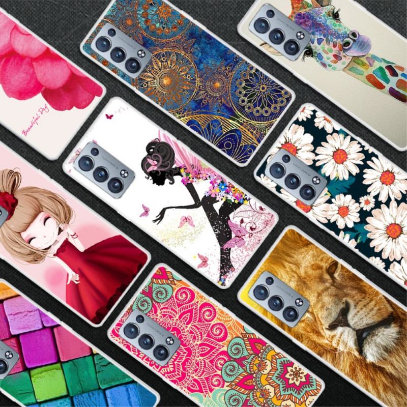 Coque Oppo Reno 6 Pro 5G Chaton Endormi