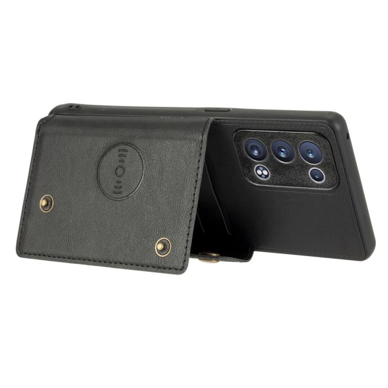 Coque Oppo Reno 6 Pro 5G Porte-Cartes Dépliant