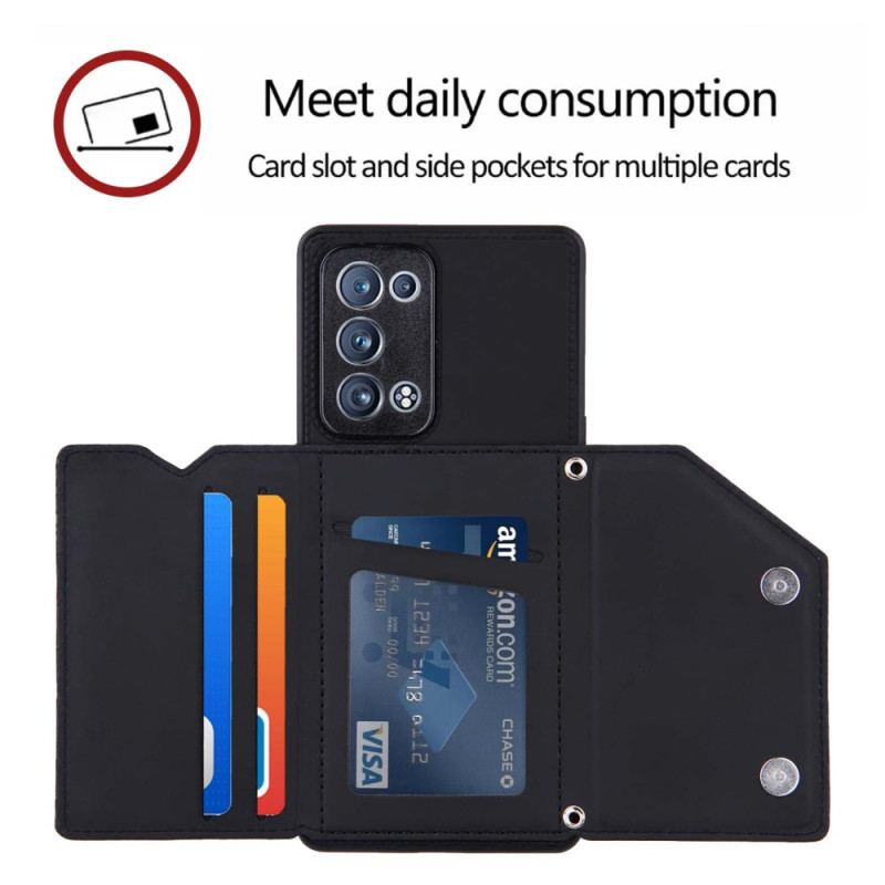 Coque Oppo Reno 6 Pro 5G Porte-cartes et Bandoulière