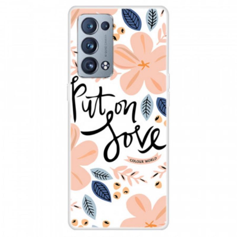 Coque Oppo Reno 6 Pro 5G Put On Love
