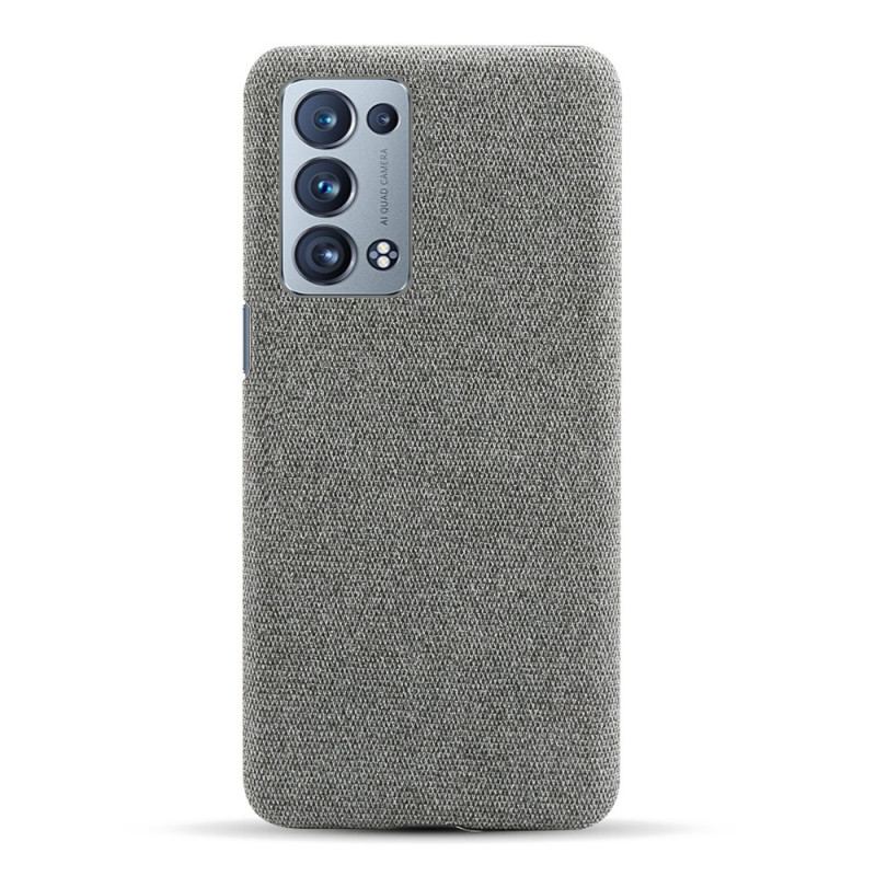 Coque Oppo Reno 6 Pro 5G Revêtement Tissu
