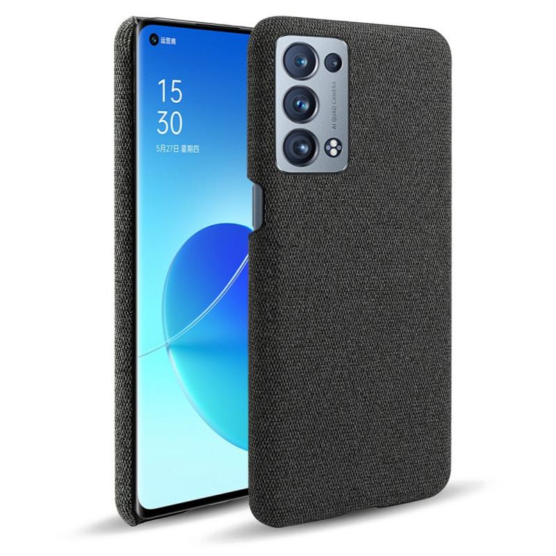 Coque Oppo Reno 6 Pro 5G Revêtement Tissu