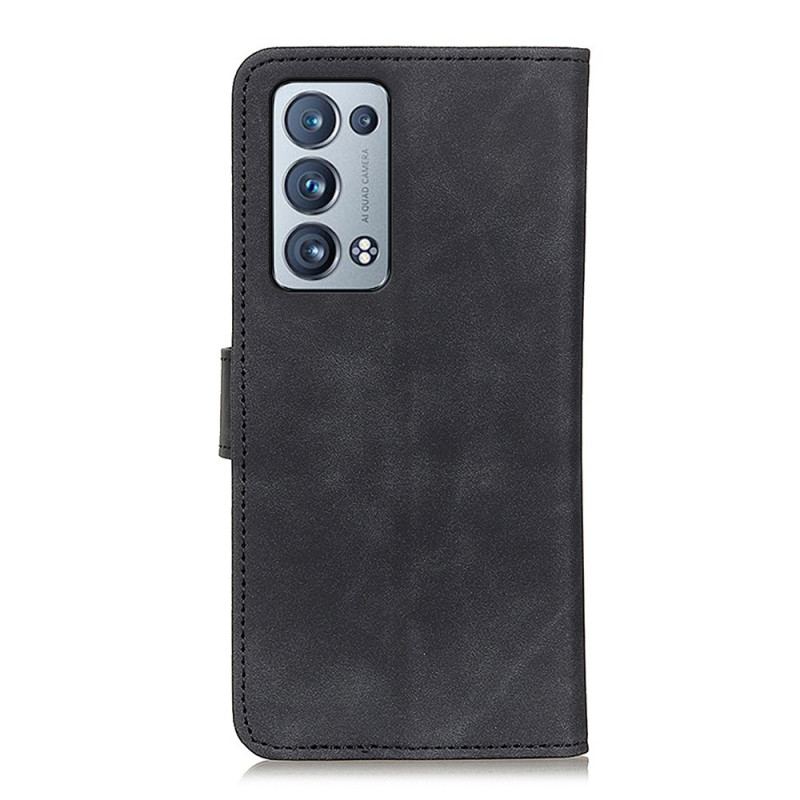 Housse Oppo Reno 6 Pro 5G KHAZNEH Simili Cuir Vintage