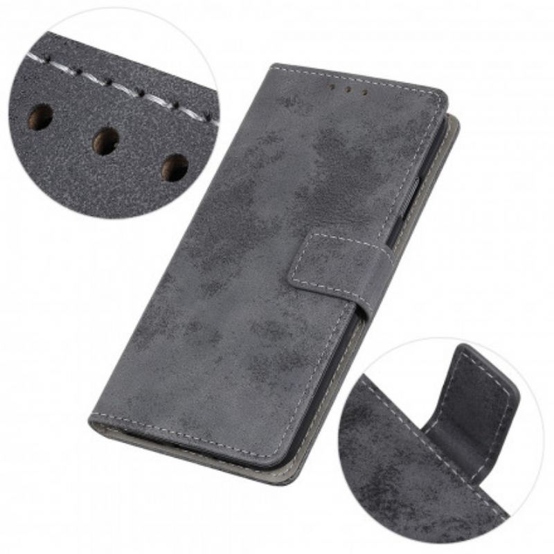 Housse Xiaomi Redmi Note 10 5G / Poco M3 Pro 5G Effet Cuir Vintage