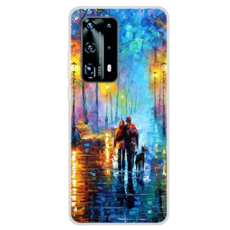 Coque Huawei P40 Pro Promenade en Famille