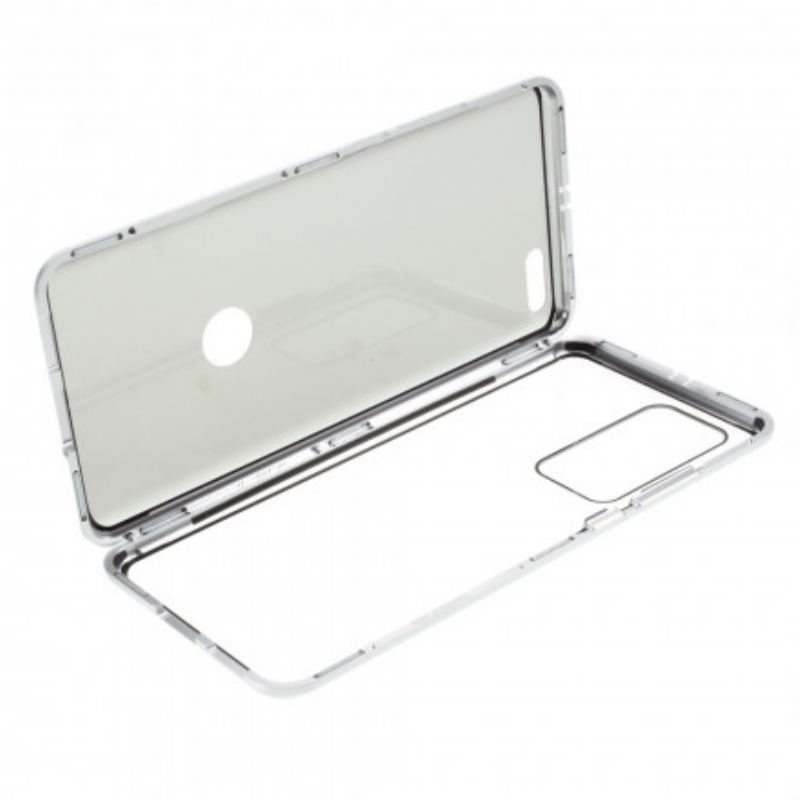 Coque Huawei P40 Pro Rebords Métal et Double Verre Trempé