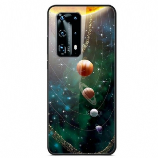 Coque Huawei P40 Pro Verre Trempé Planète Système Solaire