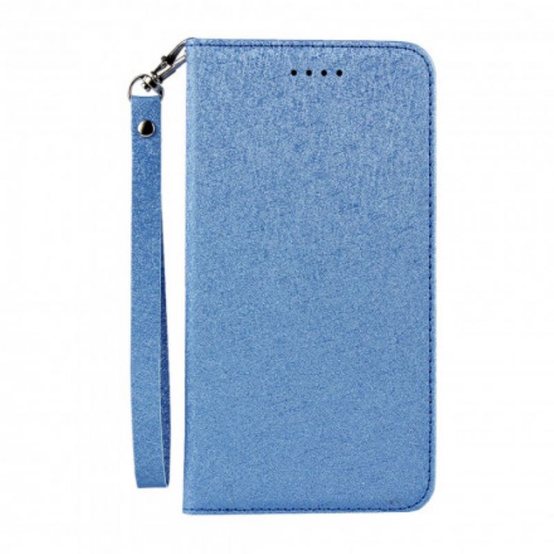 Flip Cover Huawei P40 Pro Style Cuir Douceur avec Lanière