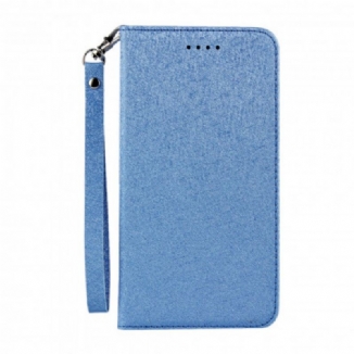 Flip Cover Huawei P40 Pro Style Cuir Douceur avec Lanière