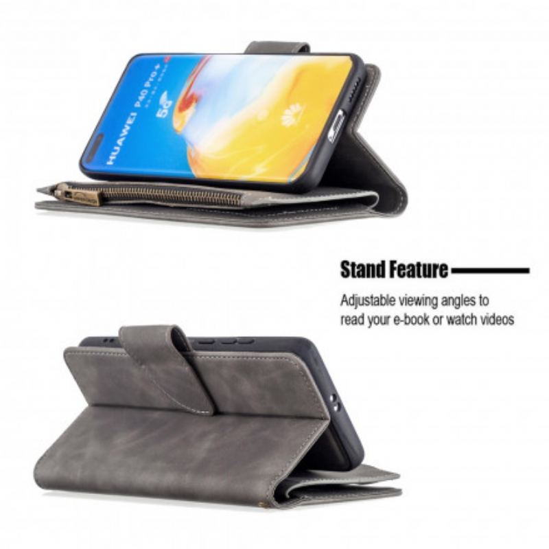 Housse Huawei P40 Pro Coque Détachable Zippée