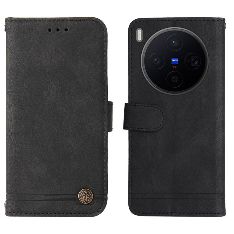 Housse Vivo X300 Effet Daim avec Rivet