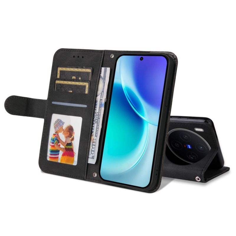 Housse Vivo X300 Effet Daim avec Rivet