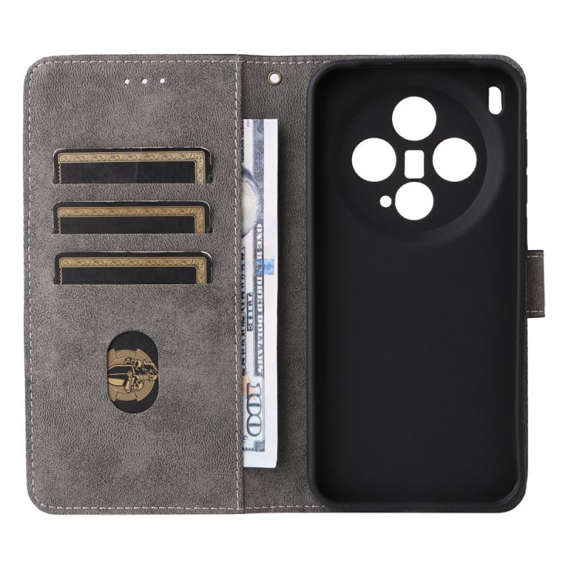 Housse Vivo X300 Effet Daim à Lanière