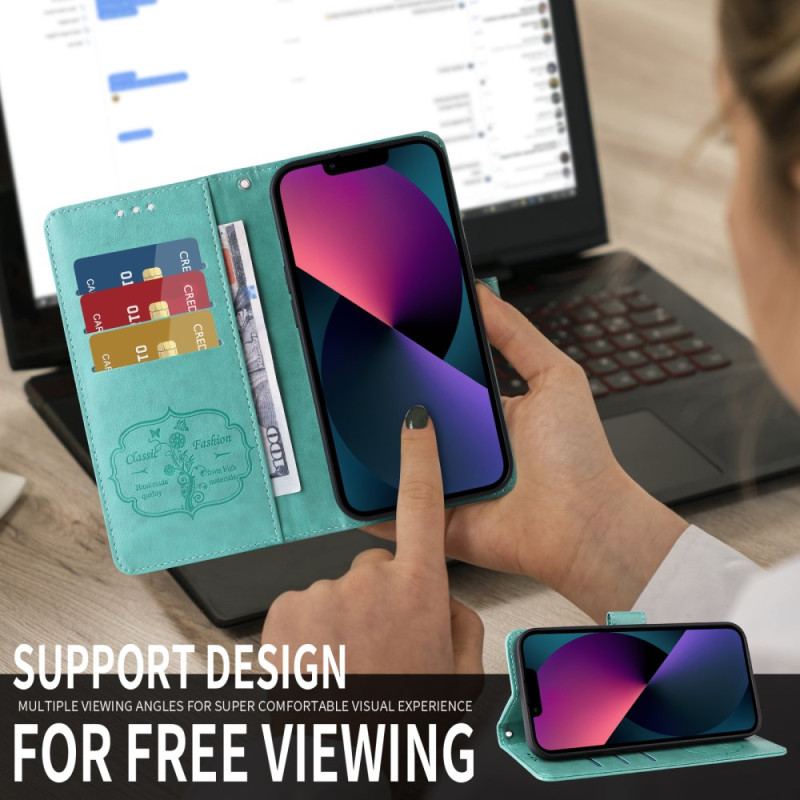 Housse Vivo X300 Motif Papillon et Floral