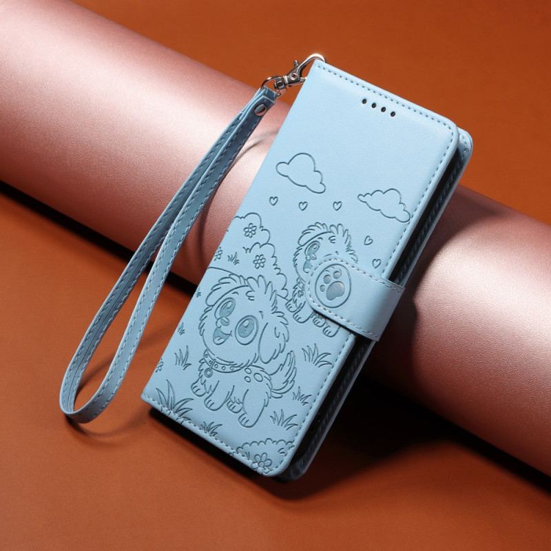 Housse Vivo X300 Protection RFID Gravure Chien