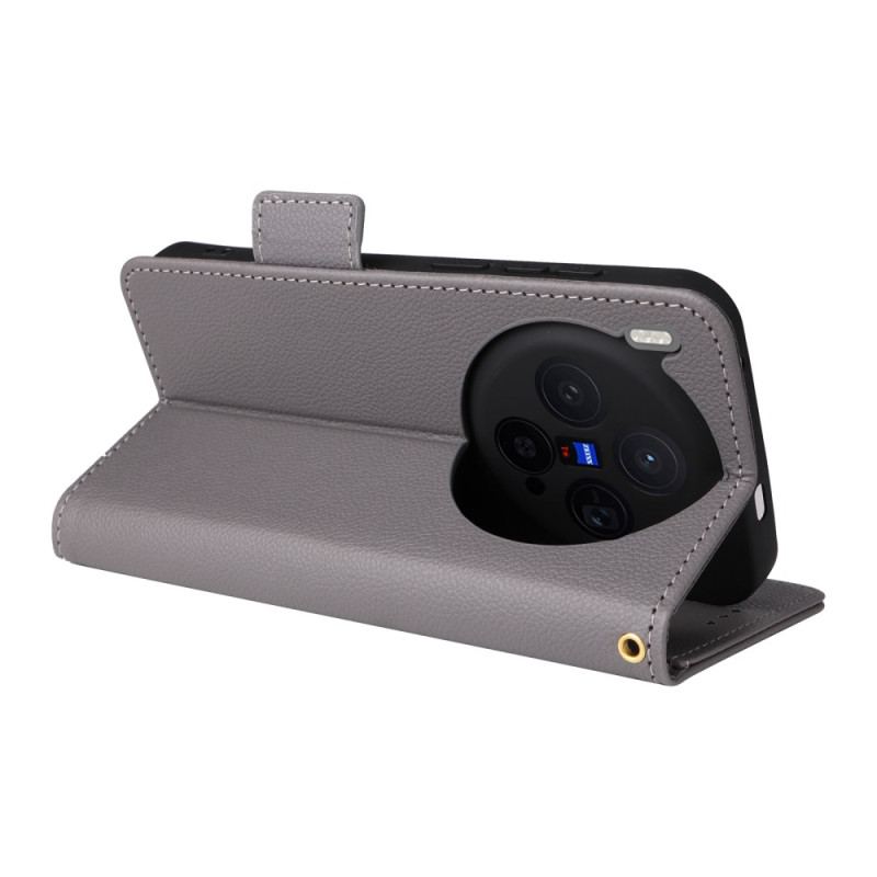 Housse Vivo X300 Simili Cuir à Lanière