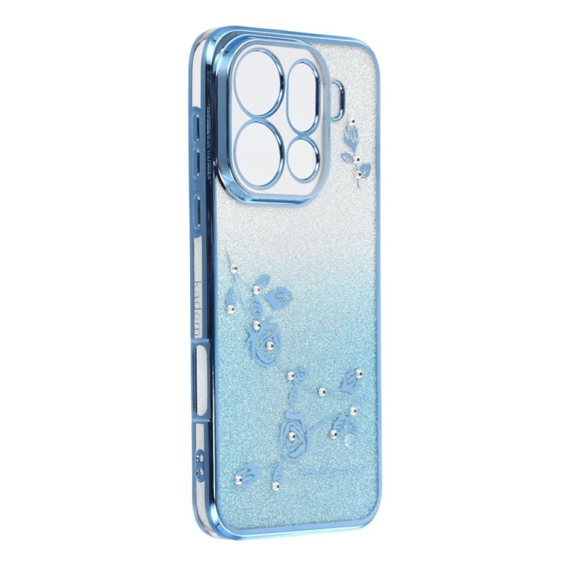 Coque Oppo Find X9 Pro 5G Fleurs et Strass KADEM