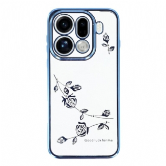 Coque Oppo Find X9 Pro 5G Fleurs et Strass KADEM