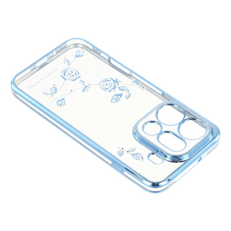 Coque Oppo Find X9 Pro 5G Fleurs et Strass KADEM