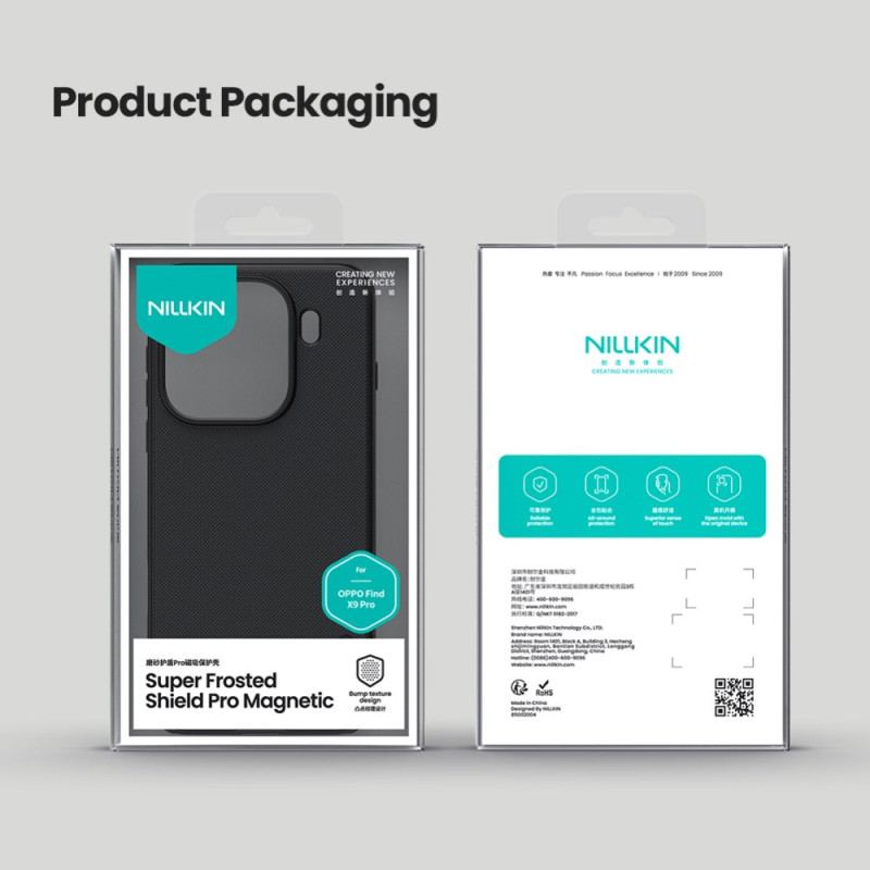 Coque Oppo Find X9 Pro 5G MagSafe Frosted Shield Pro NILLKIN