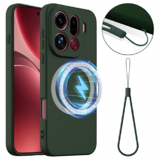 Coque Oppo Find X9 Pro 5G MagSafe Silicone Liquide