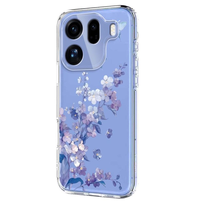 Coque Oppo Find X9 Pro 5G Papillons et Fleurs
