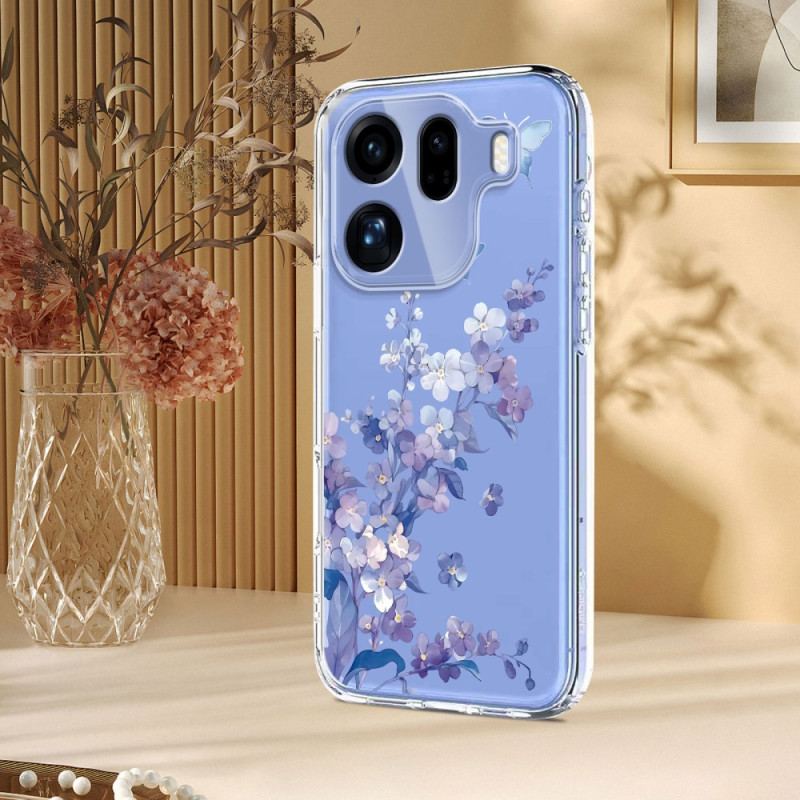 Coque Oppo Find X9 Pro 5G Papillons et Fleurs