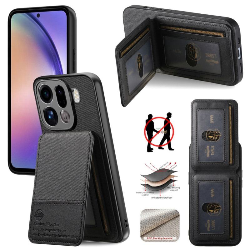 Coque Oppo Find X9 Pro 5G Porte-Cartes et Protection RFID