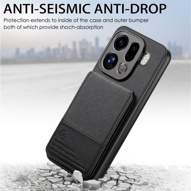 Coque Oppo Find X9 Pro 5G Porte-Cartes et Protection RFID