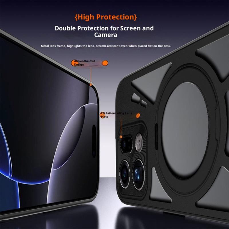 Coque Oppo Find X9 Pro 5G Support Magnétique Rotatif et Dissipation Thermique